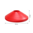 thumbnail image 4 of Obstáculo de fútbol 10pcs/lot Indicatore dello spazio del cono del disco del segno di addestramento di agilità di pallacanestro di calcio all'aperto JShteea El nuevo, 4 of 5