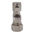 thumbnail image 2 of Westbrass 1/4-Turn Lever Handle Angle Stop Valve, 5/8" OD x 3/8" OD, Satin Nickel, 2 of 6