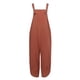 thumbnail image 3 of SAYOO Pantalones holgados para mujeres, pantalones de bolsillo de cuello cuadrado sin mangas SAYOO moda, 3 of 8