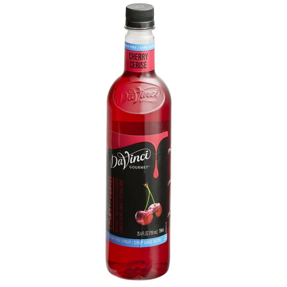 DaVinci Gourmet 750 ml Sirop de Fruit Sans Sucre Saveur Cerise