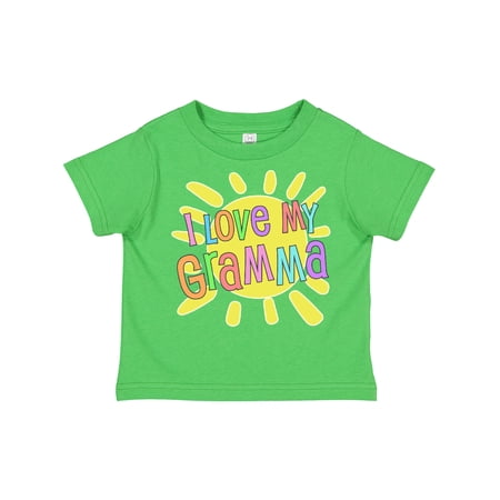Inktastic I Love My Gramma- Sun and Rainbow Letters Boys or Girls Toddler T-Shirt