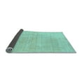 thumbnail image 2 of Ahgly Company Indoor Rectangle Solid Light Blue Modern Area Rugs, 5' x 7', 2 of 4