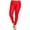 Red, variant on Women's Plus Size Full-Length Solid Jeggings