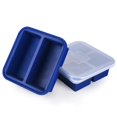 thumbnail image 1 of Bandejas de silicona para congelador Kinggrand Kitchen, 500 ml, paquete de 2 con tapa, 1 of 9