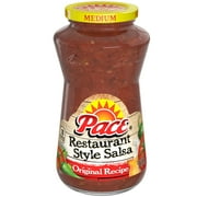 Pace Salsa, Restaurant Style, Original Recipe, Medium Salsa, Perfect for Taco Night, 16 oz. Glass Jar