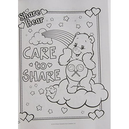 Download Care Bears ''Cheer Bear'' Jumbo Coloring and Activity Book ...
