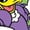 PURPLE, variant on Disney - Donald And Daisy - Men's Long Sleeve Graphic T-Shirt
