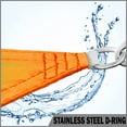 thumbnail image 5 of ShadeMart 11' x 20' x 22.8' Custom Size Orange Triangle Waterproof Sun Shade Sail Canopy Awning Shelter, 95% UV Blockage Water Resistant, Outdoor Patio Garden Carport (We Customize Size), 5 of 5