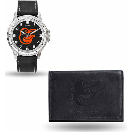 Baltimore Orioles Black Watch and Wallet Gift Set