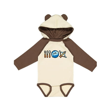 

Inktastic Eat Sleep Archery Bowhunting Gift Baby Boy or Baby Girl Long Sleeve Bodysuit
