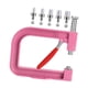thumbnail image 4 of Máquina de prensado manual para colocar perlas, herramienta compacta y versátil para adultos, perforadora de cuentas para bolsos, sombreros y faldas. Rosa, 4 of 8