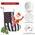 thumbnail image 5 of Honeii Ribbon Breast Cancer Awareness for Christmas Stocking,Large Xmas Stocking,Holiday and Family Stocking for Fireplace Christmas Holiday Party Decoration, 5 of 7