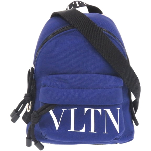 Pre-Owned Valentino Garavani Mini Backpack with VLTN logo, 2Y2B0A11YHS, blue... (Good)