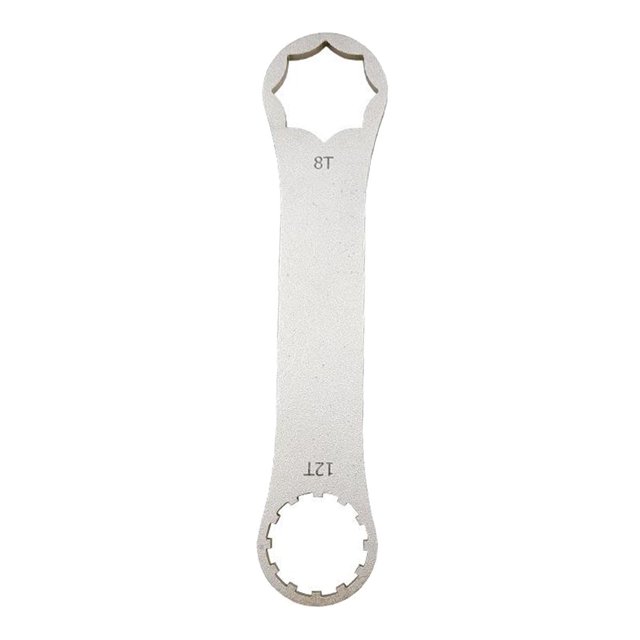 Herramienta de reparación de 2 cabezales para bicicleta , horquil, 8T 12T Sunnimix Llave de horquilla de bicicleta