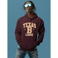 thumbnail image 2 of Texas B League Sport Style Hoodie Men -Image by Shutterstock, Male 3X-Large, 2 of 4