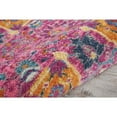 thumbnail image 5 of 10' Pink Floral Power Loom Runner Rug, 5 of 9