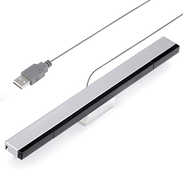 Barra Sensor Remoto USB Infra TV Rayver Reciper para Wii/Wii U Suministros Consola Juegos Rojo