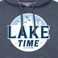 thumbnail image 3 of Instant Message - Lake Time - Men's Pullover Hooded Fleece Sweatshirt, 3 of 7