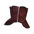 thumbnail image 5 of Kuntesetty Welding Foot Splatter Boot Covers Heat Insulation Sturdy Flame Resistant Welding Brown, 5 of 9
