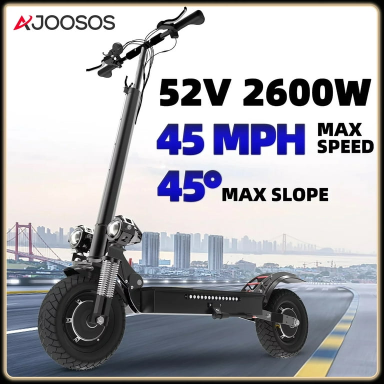 Picasso Hotellet hensynsfuld AJOOSOS X700 Electric Scooter with 2600W Dual Motor, 45 mph Top Speed, Electric  Scooter for Adults - Walmart.com