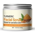 thumbnail image 2 of Exfoliante facial de cúrcuma para pieles sensibles. Exfoliación suave. Limpia la piel. Unifica el tono de la piel., 2 of 9