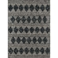 thumbnail image 3 of Momeni Andes Hand Woven Wool and Viscose Charcoal Area Rug 7'9" X 9'9", 3 of 5