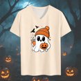thumbnail image 5 of mgoYE Halloween Tee Shirts for Women Fall Tee Shirt Funny Graphic Clothes Halloween T-Shirts for Women Womens Shirts S, 5 of 5