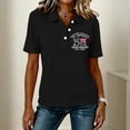 thumbnail image 4 of Trgacdwlo 1776-2026 Patriotic Womens Polo Shirts Freedom Womens 250th Anniversary USA Shirt Short Sleeve Golf Shirt Women, 4 of 6