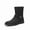 Black, variant on Men's Vintage Mid Calf Buckle Ankle Boots, Classic Slip-On Chelsea Boots, Non-Slip Comfortable Winter Boots for Men, Black/Tan