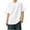 White, variant on yillto Mens Big and Tall Oversized Shirts Short Sleeve Baggy Tees Solid Color Causal Summer Tshirts