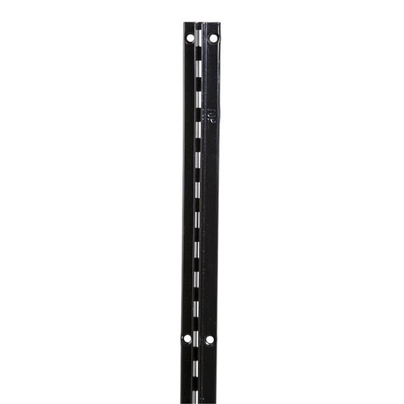 Econoco - SSRIB6 - Imperial Line 6' Black Recessed Slotted Standard for Slatwall - Sold in Pack of 5