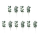thumbnail image 1 of KAKOWELY 10 piezas de flores artificiales de eucalipto para decorar bodas y fiestas., 1 of 5