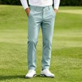 thumbnail image 5 of Akiihool Mens Summer Pants Men's Slim Fit Moisture Wicking Dress Pant Casual Light Blue,XL, 5 of 7