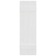 thumbnail image 3 of Ekena Millwork 14"W x 35"H Mid-America Vinyl, Standard Size Four Board Joined Shutters, w/Installation Shutter-Lok's & Matching Screws (Per Pair), 001 - White, 3 of 13