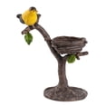 thumbnail image 2 of Estatua de pájaro en Figura de resina de resina Nido de patio al aire libre Ornamento de césped para aceras Housewarming Fuera de la playa, 2 of 8