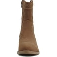 thumbnail image 3 of Picotee Soda Women Cowgirl Cowboy Western Stitched Ankle Boots Pointy Toe (Light Cognac Pu, 9), 3 of 4