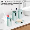 thumbnail image 5 of Kit de 6 Piezas para Baño | Juego de Accesorios para Baño Moderno | Conjunto de Accesorios de Plastico Para Baño | Set de 6 pzas para Baño, 5 of 5