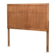 thumbnail image 2 of Baxton Studio Monroe Transitional Wood Back Support MDF Headboard, Full, Ash Walnut, 2 of 7