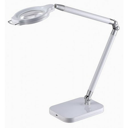 Black Decker Pureoptics Magnifier Natural Daylight Led Desk Lamp This On Opens A Dialog That Displays Additional Images For With The Option To Zoom In Or Out