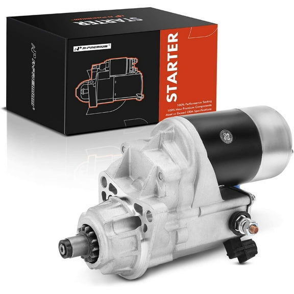 A-Premium Starter Motor Compatible with Dodge Ram 2500/Ram 2300 2003-2006, 5.9L, 12V 2.7KW 13-Teeth Clockwise, Replace# 05086932AA