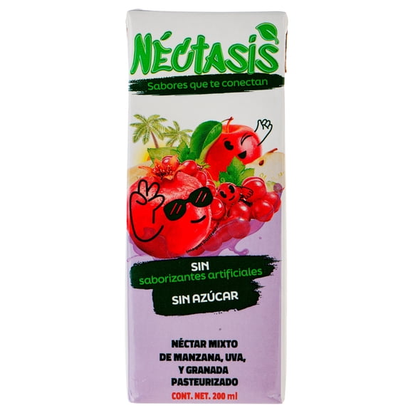 Nectar Néctasis mix manzana uva y granada 200 ml