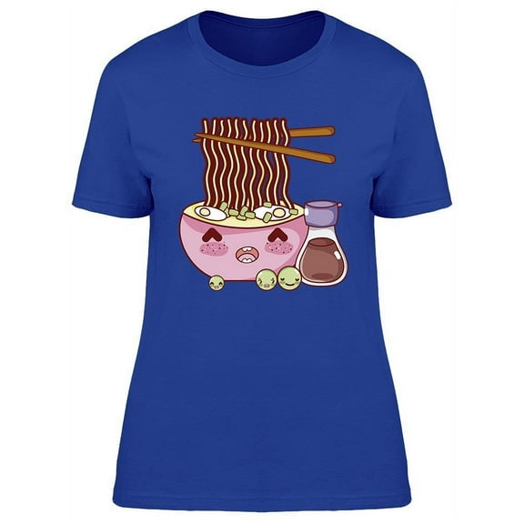 Ramen Noodles Soup T-Shirt Women -Image by Shutterstock, Female 3X-Large