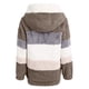 thumbnail image 5 of Gibobby Chamarras para mujer, Chamarra de forro polar Sherpa para mujer, holgada, de manga larga(Caqui,G), 5 of 5