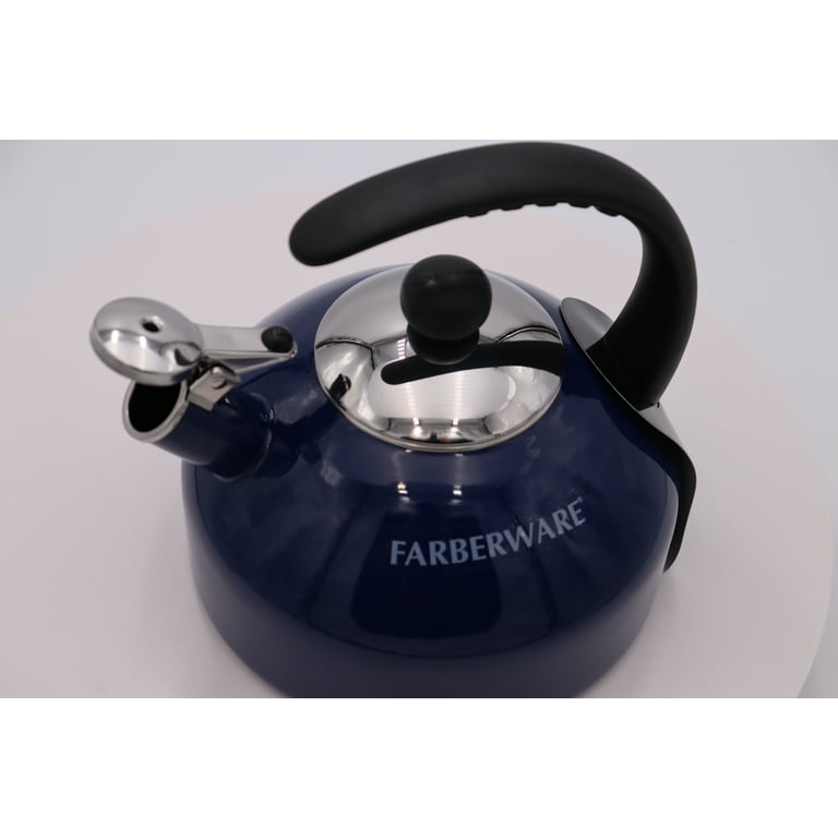 Farberware 2.8qt Tea Kettle, Navy