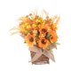 thumbnail image 3 of Corona artificial para puerta de entrada, cesta de flores decorativa versátil para fiesta, Estilo A, 3 of 9