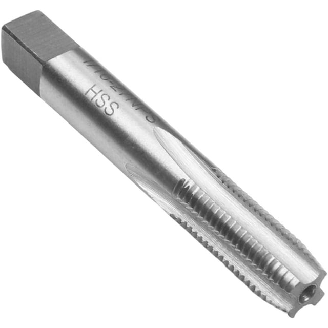 HUGFEGWE Robinet de Machine 1/16-27 NPS Filetage Droit Flûtes Haute Vitesse Acier 1pcs CJB91-23681