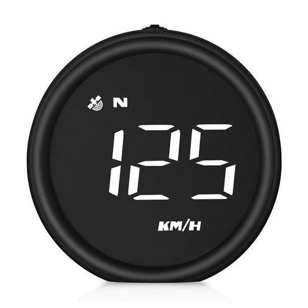 Universal Car G1 Smart Digital Gauge Sistema GPS Pantalla frontal de coche multifunción Alarma de exceso de velocidad inteligente (negro)