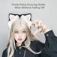 thumbnail image 2 of Giaone Electric Cats Foxes Ears Hairhoop Headwear Movable Ears Headband Christmas Costume Accessory, 2 of 8