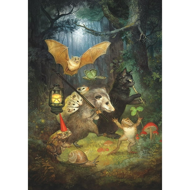 Rompecabezas Buffalo Games The Moonlit March, 500 piezas