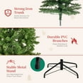 thumbnail image 6 of MCQ 7.5FT Prelit Artificial Christmas Tree, Realistic Spruce Design, Premium Multicolor LED Lights, 6 of 8